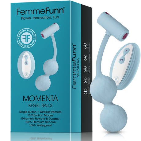 Femme Funn Momenta Balls - Blue Intimates Adult Boutique