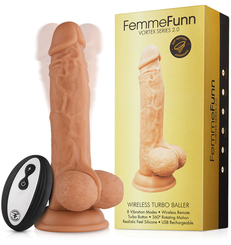 Femme Funn Wireless Turbo Baller - Nude Intimates Adult Boutique