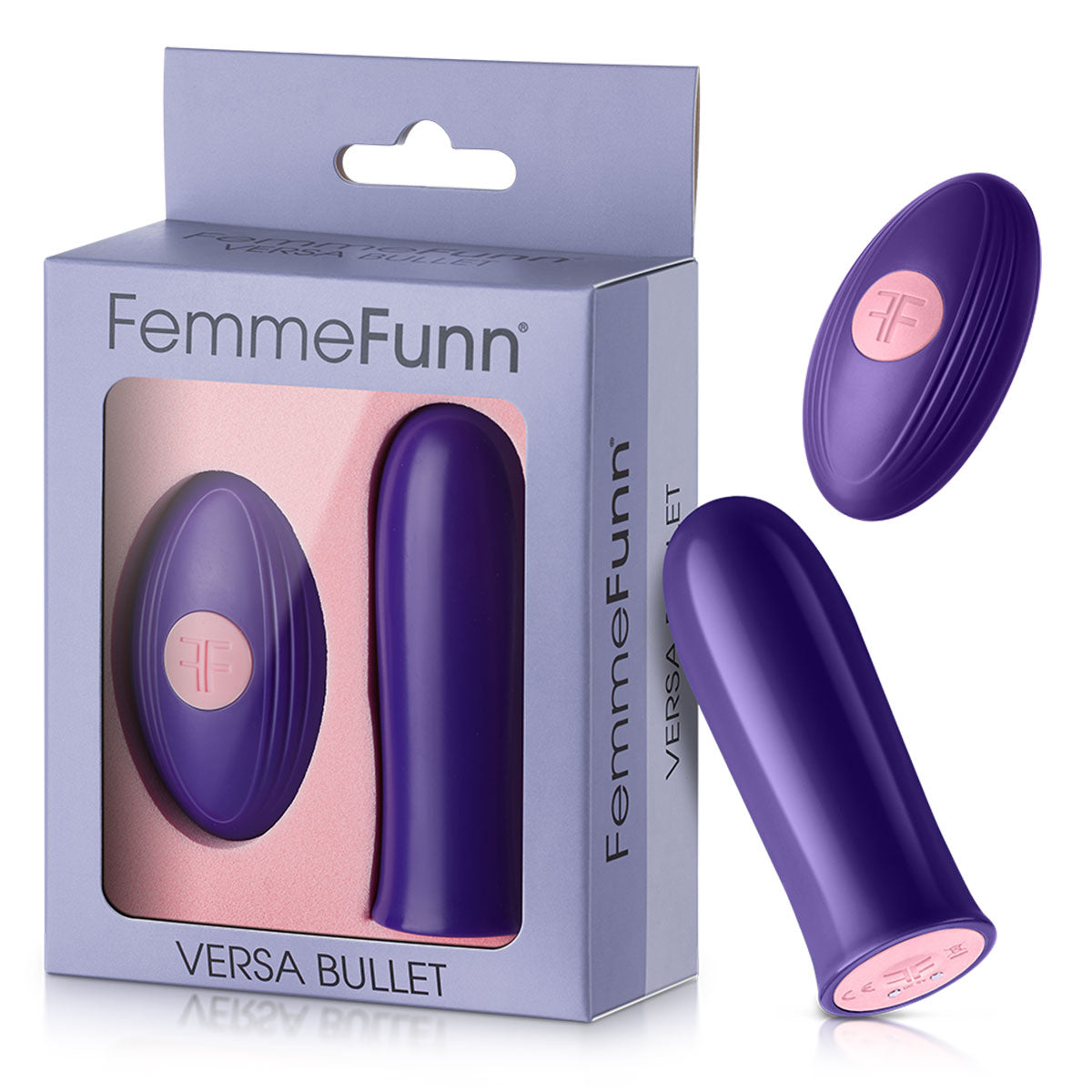 Femme Funn Versa Bullet and Remote - Purple Intimates Adult Boutique