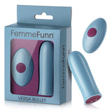 Femme Funn Versa Bullet and Remote - Aqua Intimates Adult Boutique