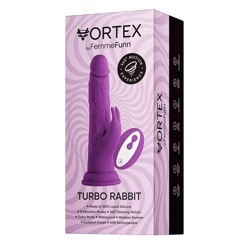 Femme Funn Wireless Turbo Rabbit - Purple