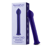 Femme Funn Diamond Wand - Dark Purple Intimates Adult Boutique