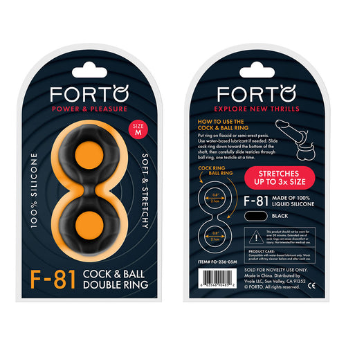 FORTO F-81 47mm Double Ring - Black