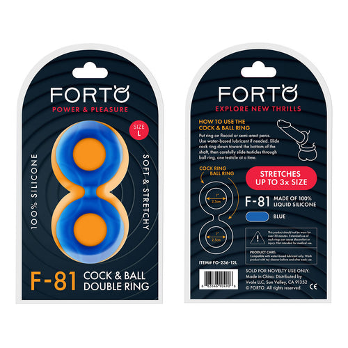FORTO F-81 51mm Double Ring - Blue