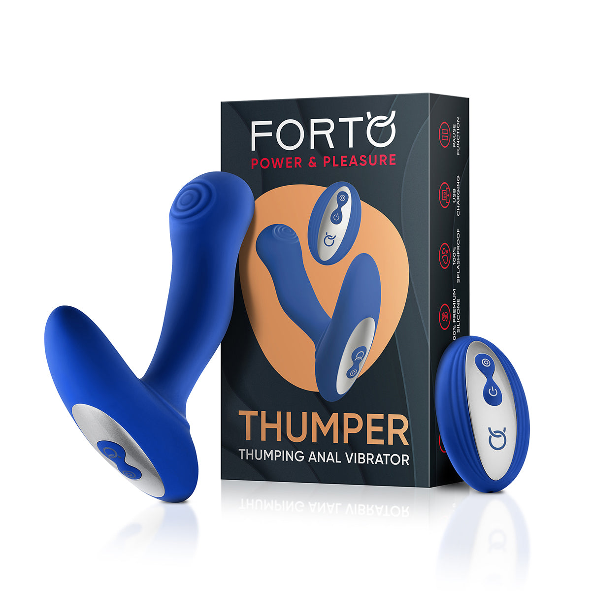 FORTO Thumper - Blue Intimates Adult Boutique