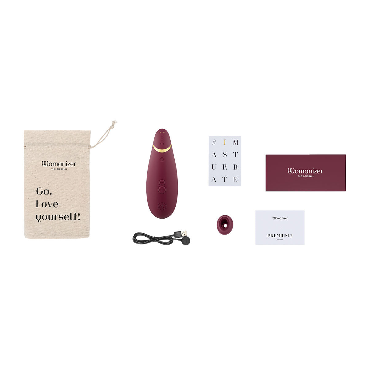 Womanizer Premium 2 - Bordeaux Intimates Adult Boutique