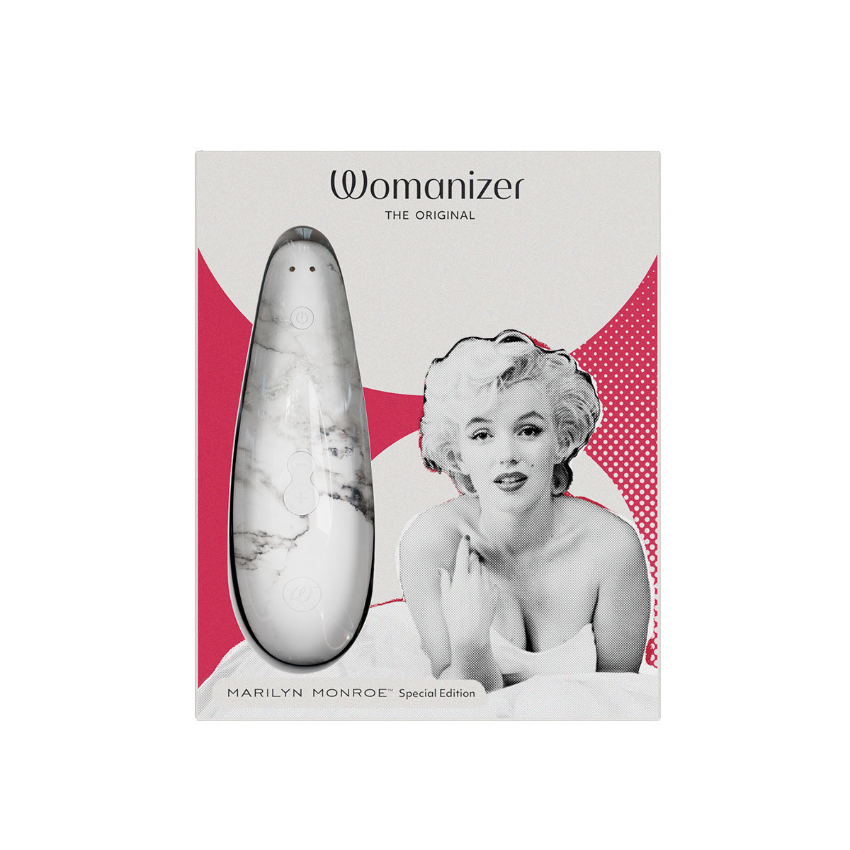 Womanizer Classic 2 Marilyn Monroe Special Edition - White Marble Intimates Adult Boutique