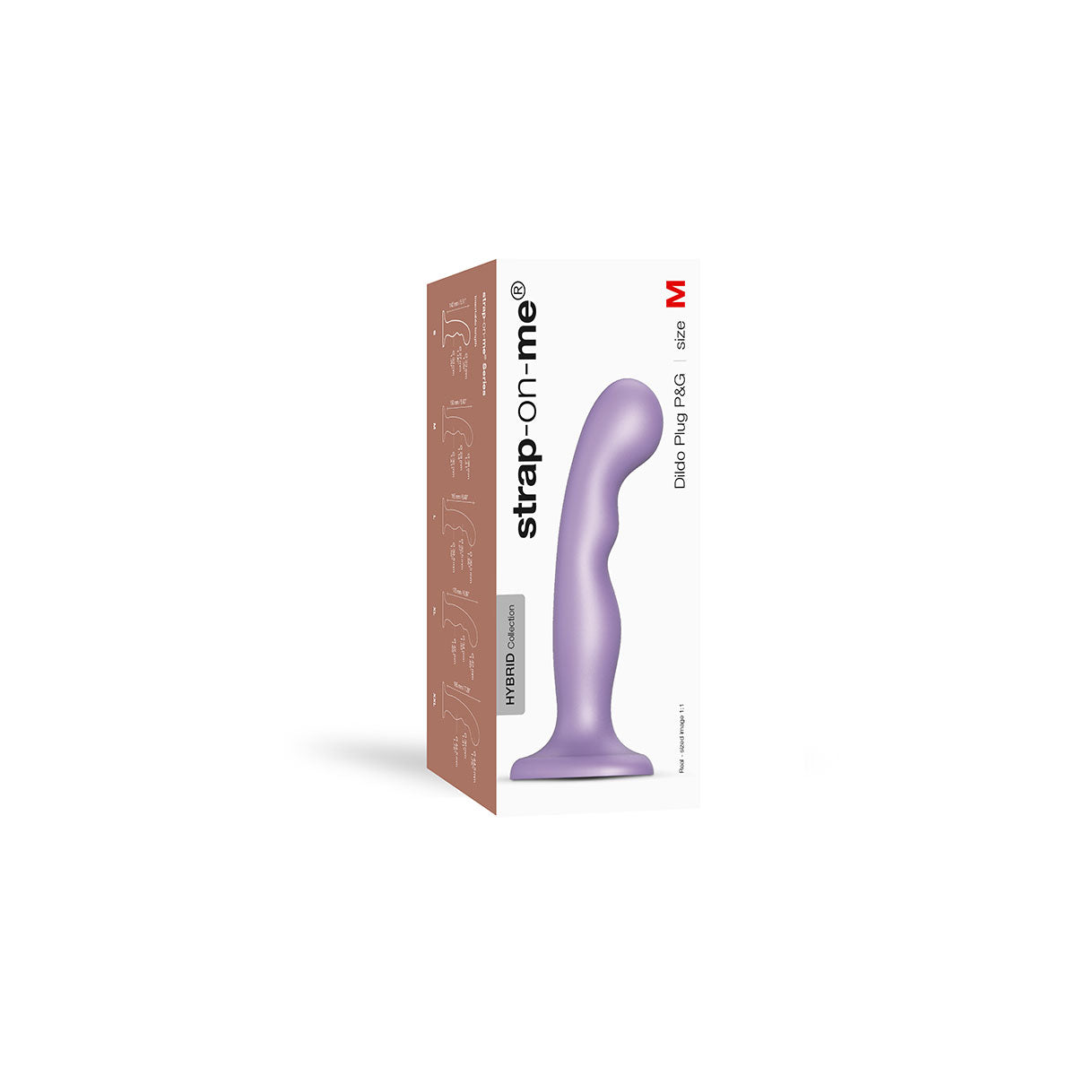 Strap-On-Me P&G Plug Dil Metallic Lilac - Medium Intimates Adult Boutique
