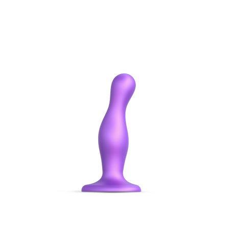 Strap-On-Me Curvy Plug Dil Metallic Purple - Medium Intimates Adult Boutique