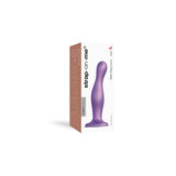 Strap-On-Me Curvy Plug Dil Metallic Purple - Large Intimates Adult Boutique
