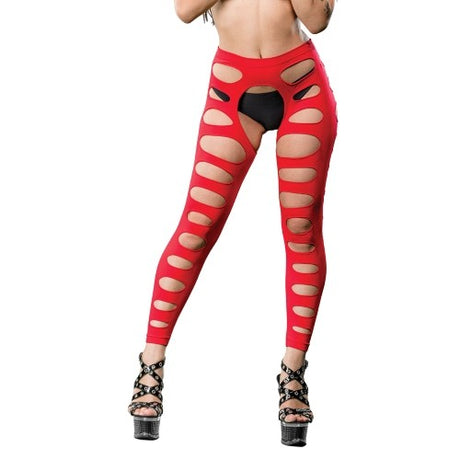 Naughty Girl Red Sexy Legging O-s Intimates Adult Boutique