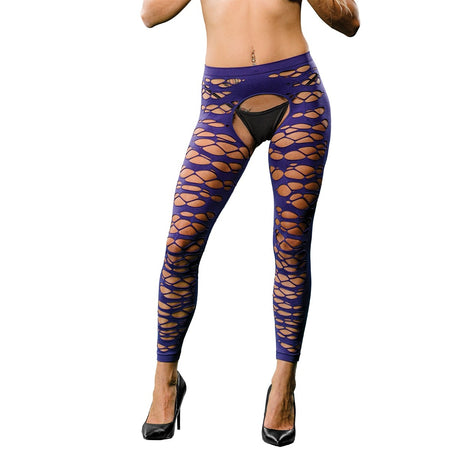 Naughty Girl Violet Sexy Legging O-s Intimates Adult Boutique