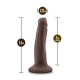 Dr Skin Plus 5in Poseable Dildo Chocolate Intimates Adult Boutique