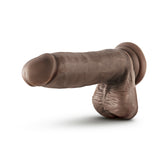 Dr Skin Glide 7in Self Lubricating Dildo Chocolate Intimates Adult Boutique