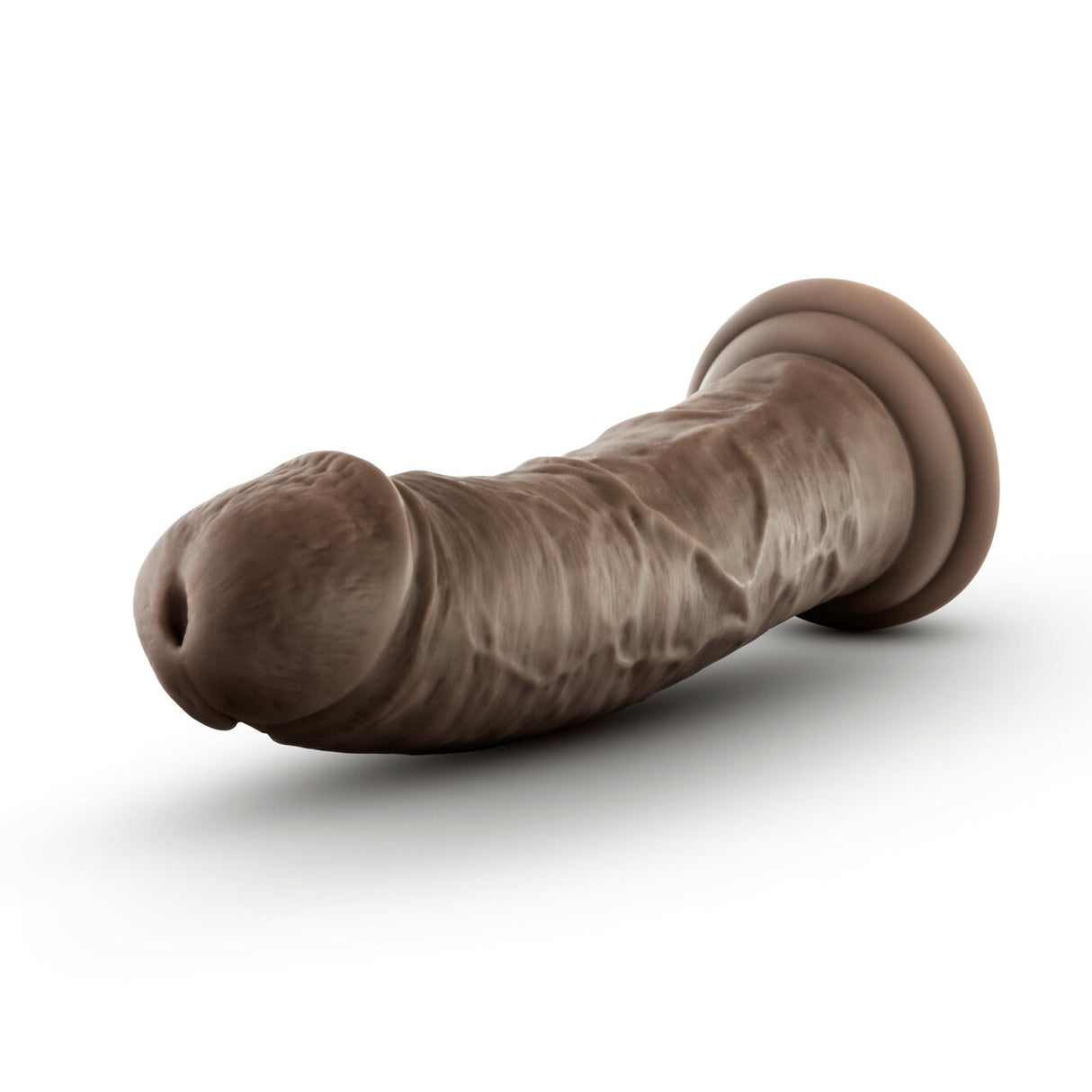 Dr Skin Glide 8in Self Lubricating Dildo Chocolate Intimates Adult Boutique