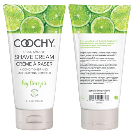Coochy Shave Cream Key Lime Pie 3.4 Oz Intimates Adult Boutique