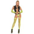 Fishnet Thigh High Neon Green Intimates Adult Boutique