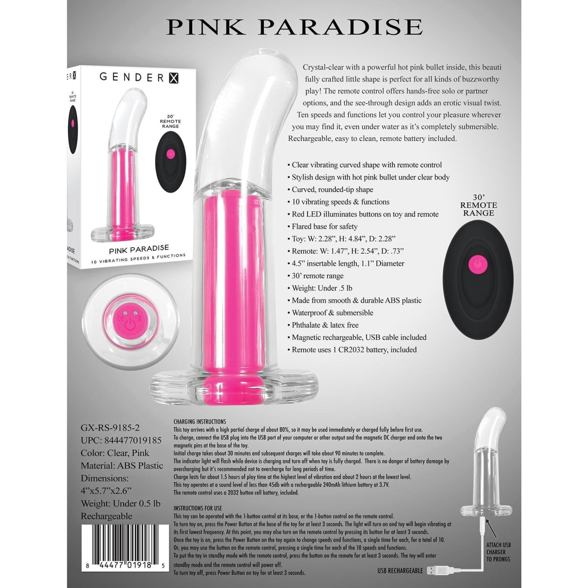 Gender X Pink Paradise Intimates Adult Boutique