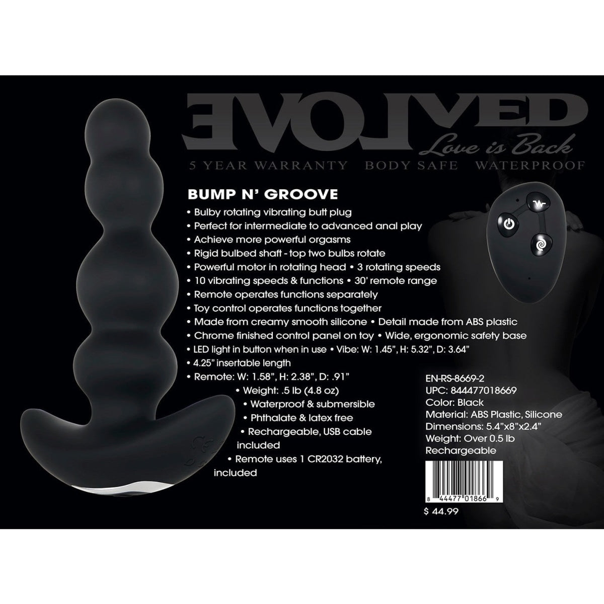 Evolved Bump N Groove Intimates Adult Boutique
