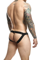 Male Basics Dngeon Snap Jockstrap Red O-S Intimates Adult Boutique