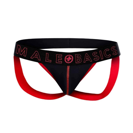 Mb Neon Jock Red Large Intimates Adult Boutique