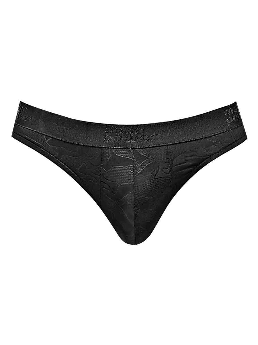 Impressions Moonshine Jock Brief Black L-xl Intimates Adult Boutique