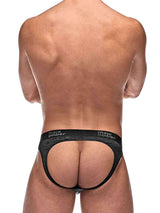 Impressions Moonshine Jock Brief Black L-xl Intimates Adult Boutique