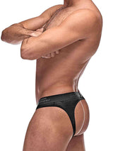 Impressions Moonshine Jock Brief Black L-xl Intimates Adult Boutique