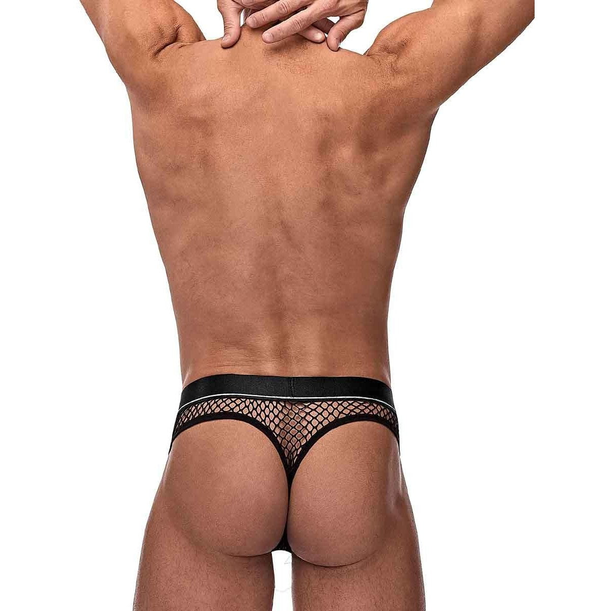Cock Pit Cock Ring Thong Black L-xl Intimates Adult Boutique