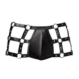 Vulcan Studded Harness Black L-xl Intimates Adult Boutique