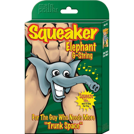 Novelty Squeaker Elephant G-string O-s Intimates Adult Boutique