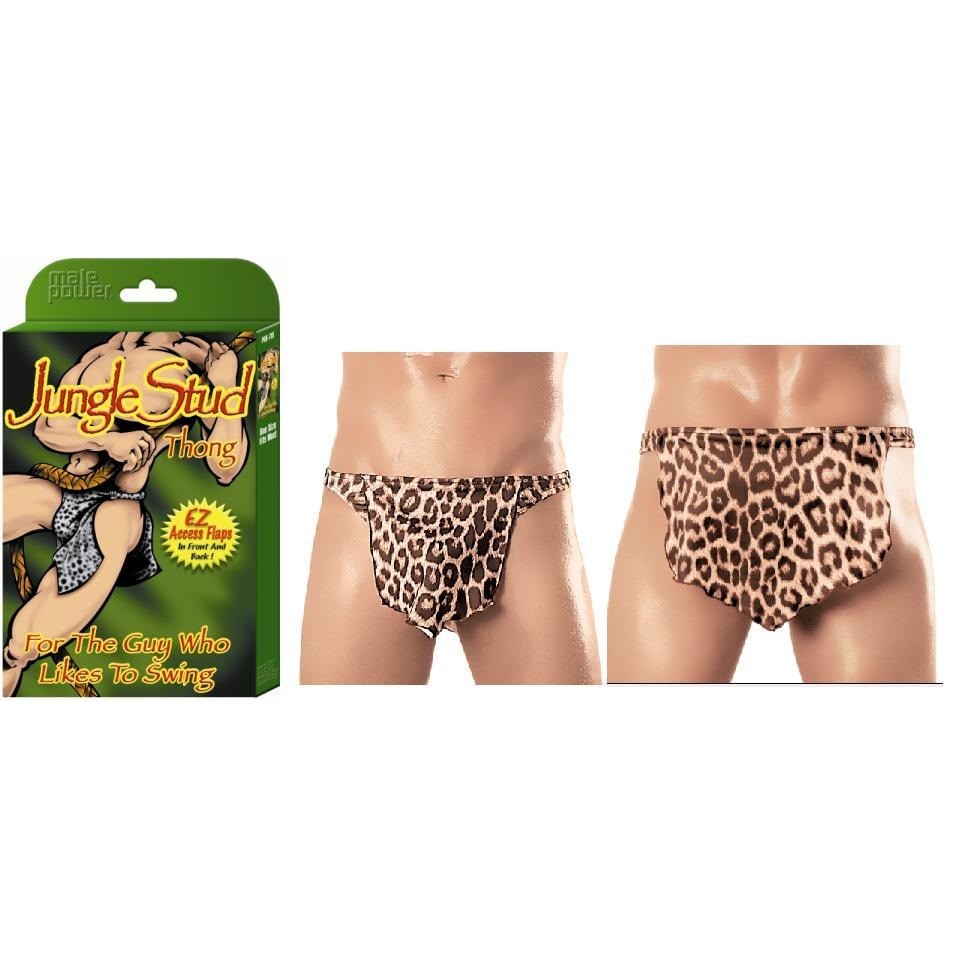 Novelty Jungle Stud Loin Cloth O-s