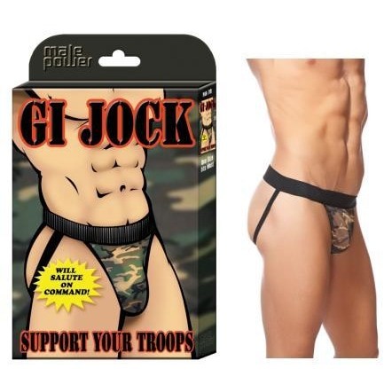 Novelty G.i. Jock Camo Jock O-s Intimates Adult Boutique