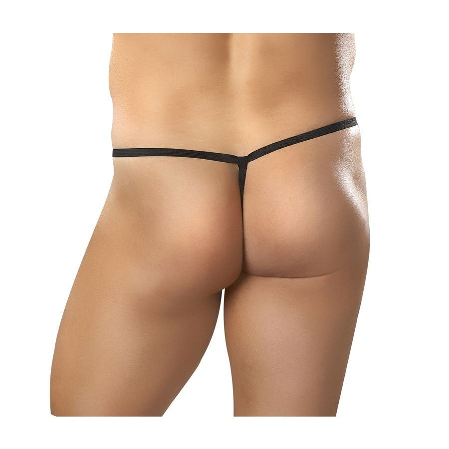 Nylon-spandex Posing Strap Black Intimates Adult Boutique