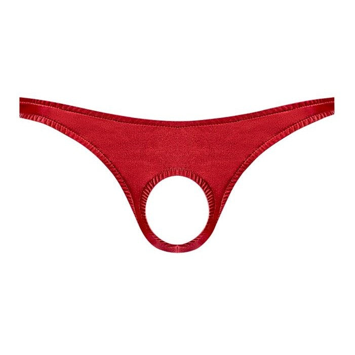 Pouchless Brief Red O-S Intimates Adult Boutique