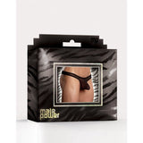Euro Male Mesh Thong Black S-m Intimates Adult Boutique