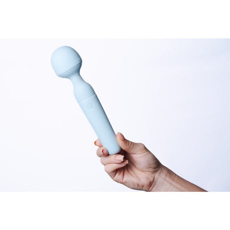 Grace Bendable Vibrating Wand Teal Rechargeable Intimates Adult Boutique