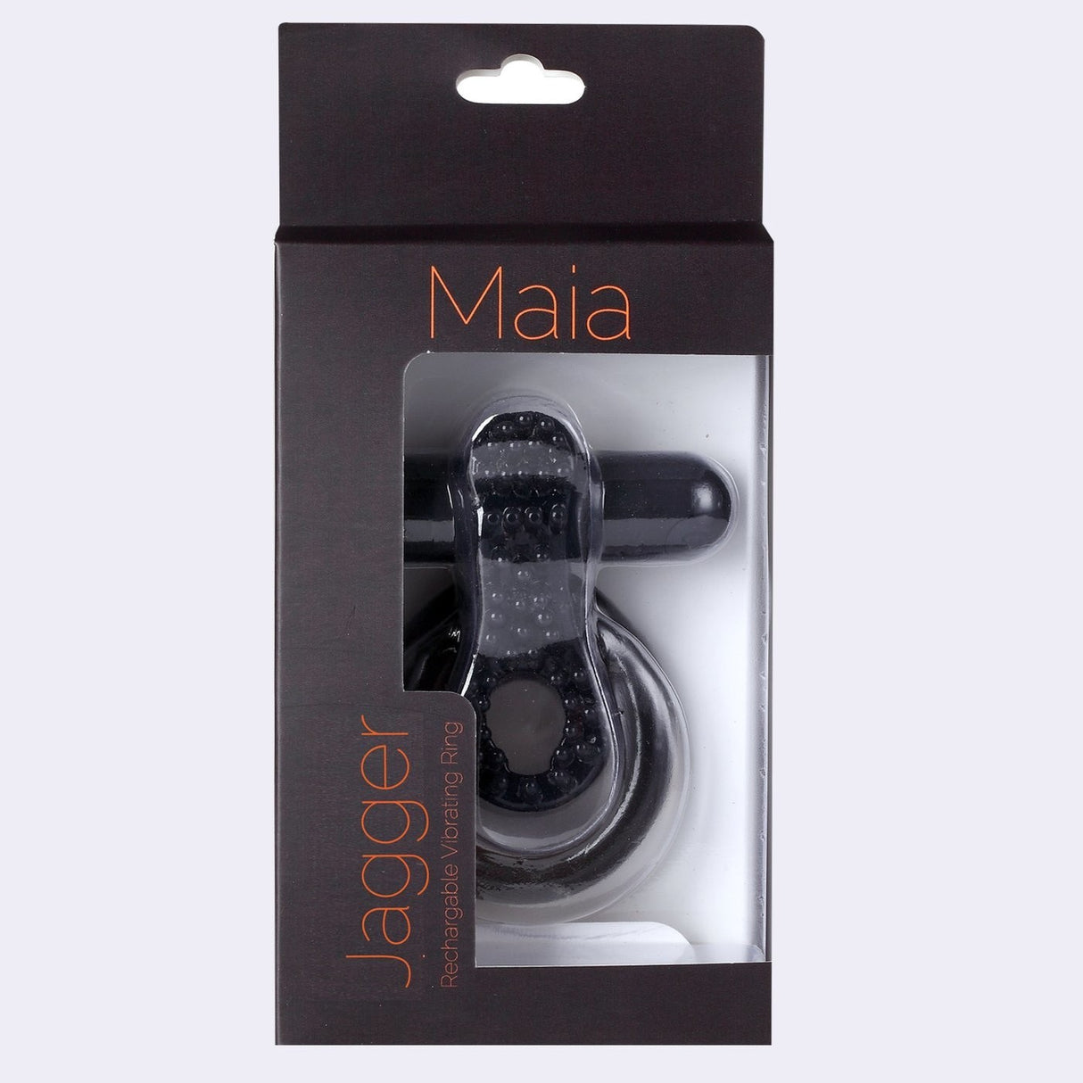 Jagger Rechargeable Vibrating Cock Ring Black Sleeve Intimates Adult Boutique