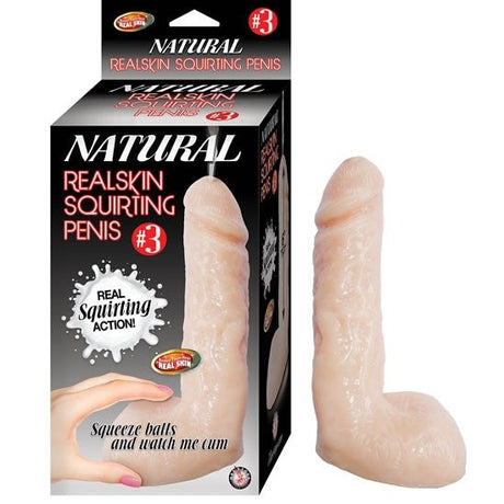 Natural Realskin Squirting Penis #3 Intimates Adult Boutique