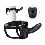 Erection Assistant Hollow Strap-on 8 Black " Intimates Adult Boutique