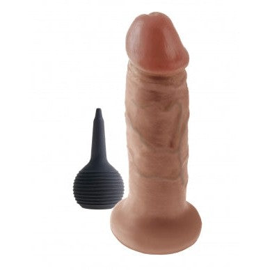 King Cock 7 In Squirting Cock Tan Intimates Adult Boutique