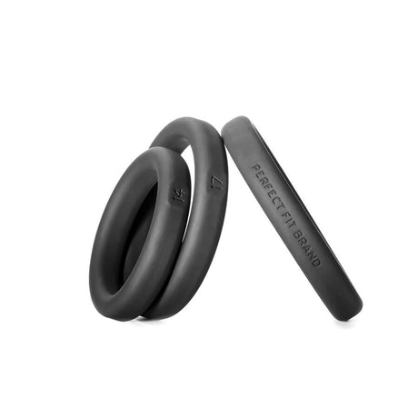 Xact Fit Silicone Rings #14 #17 #20 Black Intimates Adult Boutique