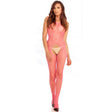 Industrial Net Suspender Bodystocking Pink O-s Intimates Adult Boutique