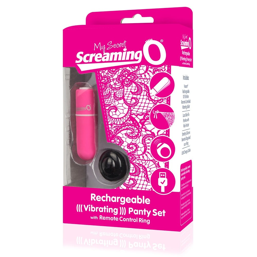 Screaming O My Secret Charged Remote Control Panty Vibe Pink Intimates Adult Boutique
