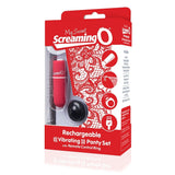 Screaming O My Secret Charged Remote Control Panty Vibe Red Intimates Adult Boutique