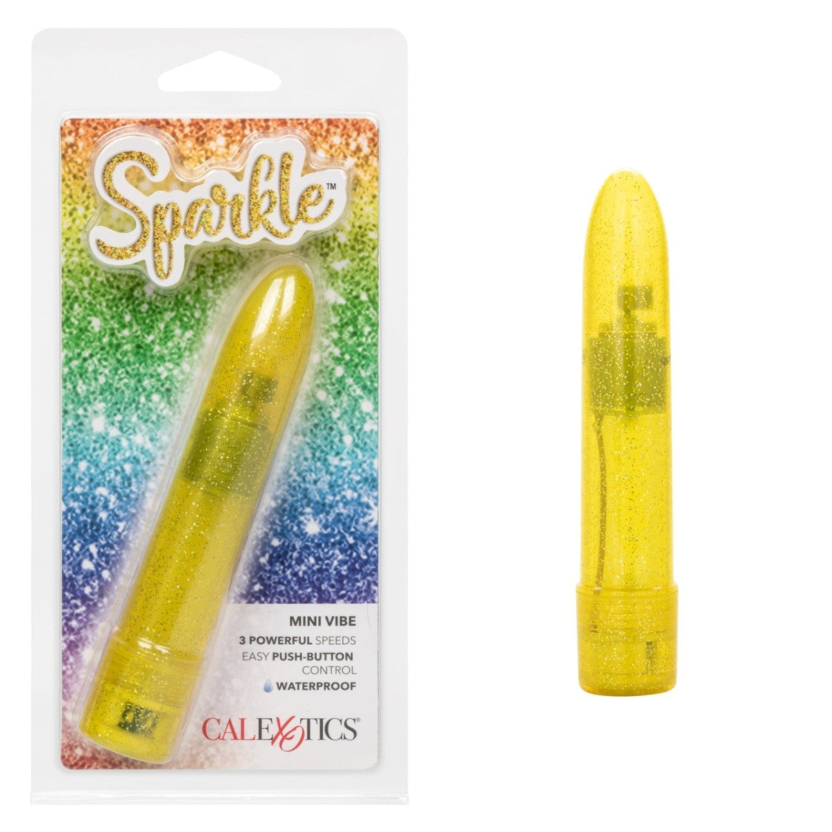 Sparkle Mini Vibe Yellow Intimates Adult Boutique