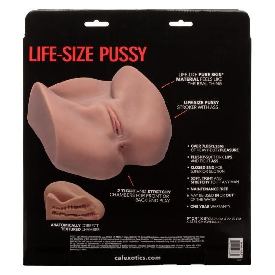 Stroke It Life-size Pussy Brown Intimates Adult Boutique