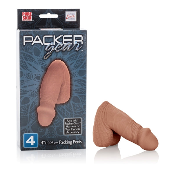 Packer Gear Brown Packing Penis 4in Intimates Adult Boutique