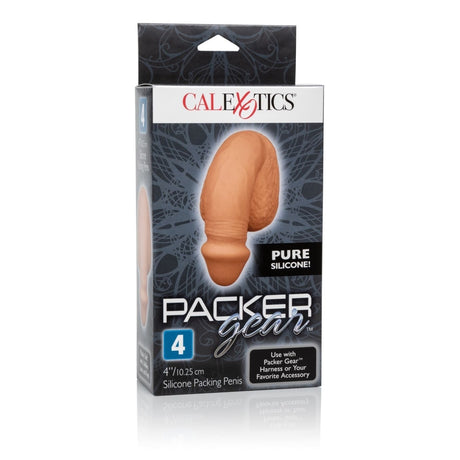 Packer Gear 4in Silicone Penis Tan Intimates Adult Boutique