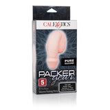 Packer Gear 5in Silicone Penis Ivory Intimates Adult Boutique